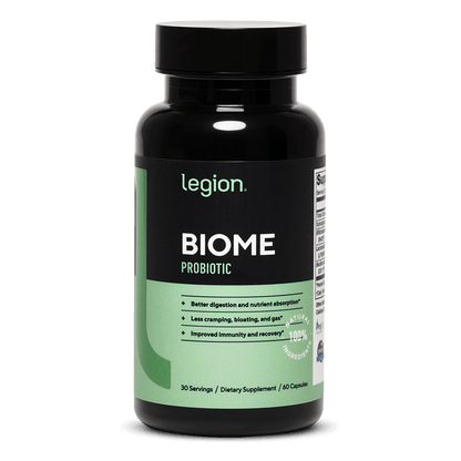 Legion Biome Natural Probiotic Supplement Gut Health 30 Servings