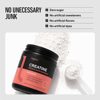 Legion Micronized Creatine Monohydrate