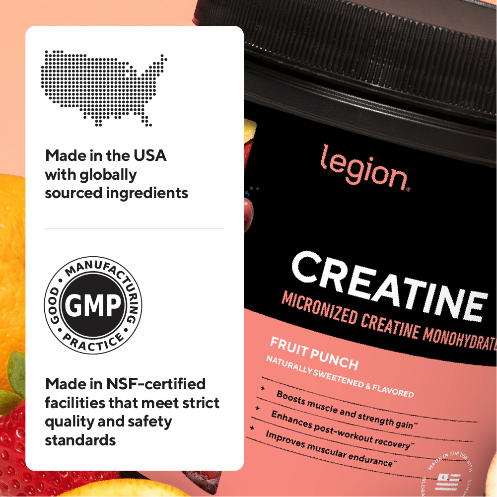 Legion Micronized Creatine Monohydrate