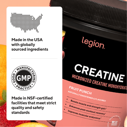 Legion Micronized Creatine Monohydrate
